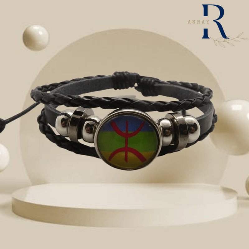 BRACELO™ I Bracelet en cuir tressé ajustable - Asray shop
