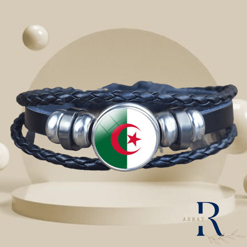 BRACELO™ I Bracelet en cuir tressé ajustable - Asray shop