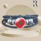 BRACELO™ I Bracelet en cuir tressé ajustable - Asray shop