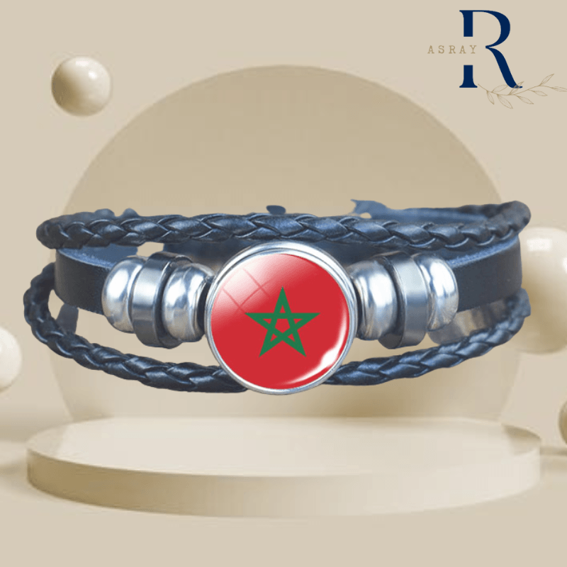 BRACELO™ I Bracelet en cuir tressé ajustable - Asray shop