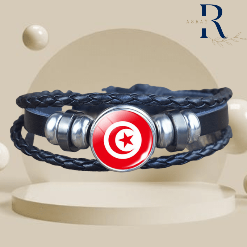 BRACELO™ I Bracelet en cuir tressé ajustable - Asray shop